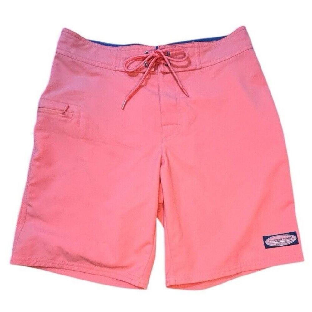 Vineyard Vines Mens size 28 Performance‎ Board Shorts Salmon Colored